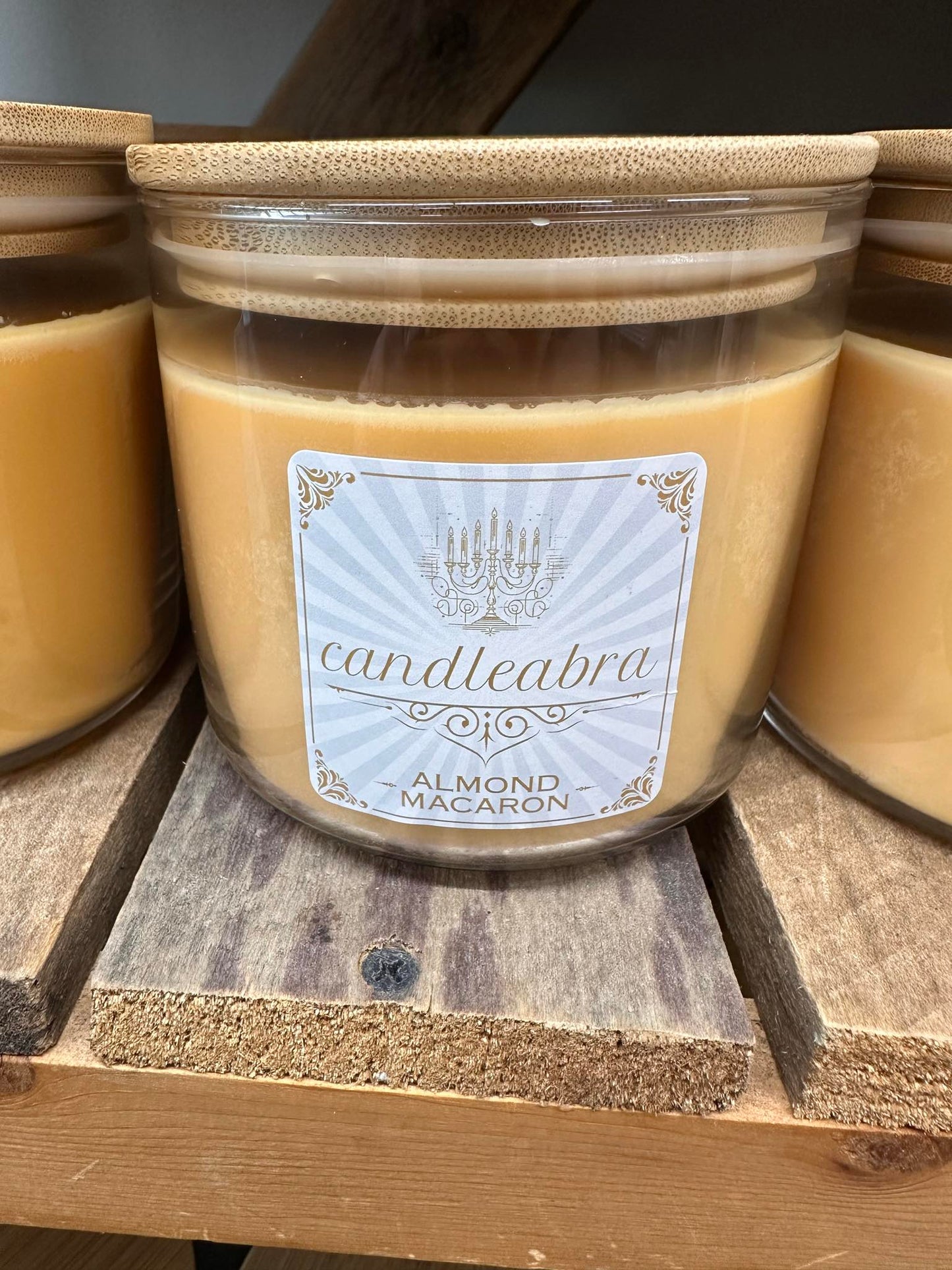 Candleabra Almond Macaron Candle