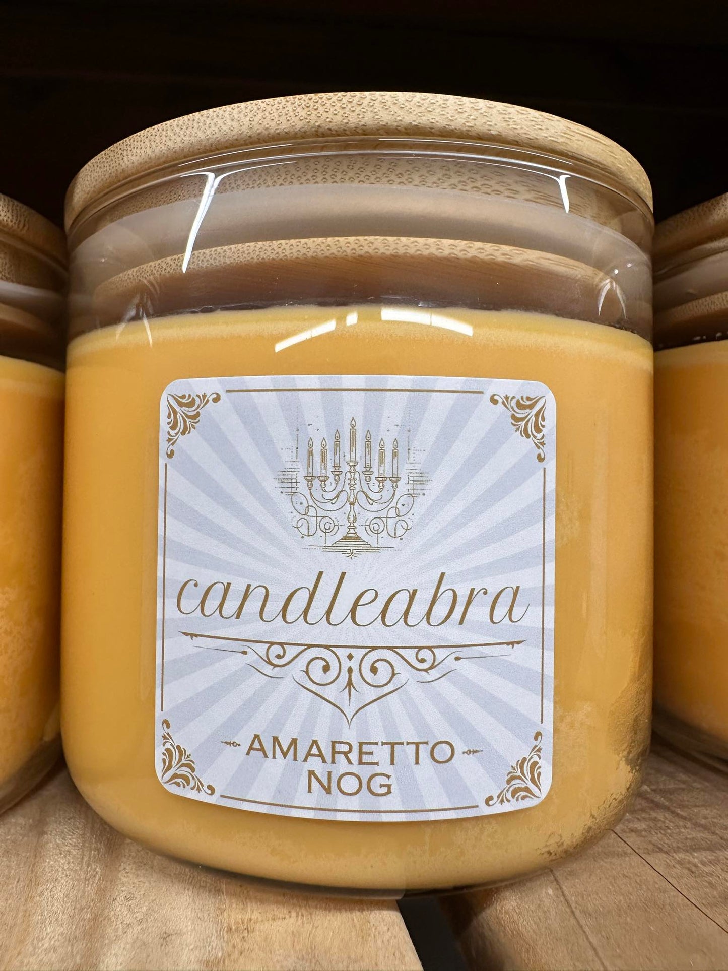 Candleabra Amaretto Nog Candle