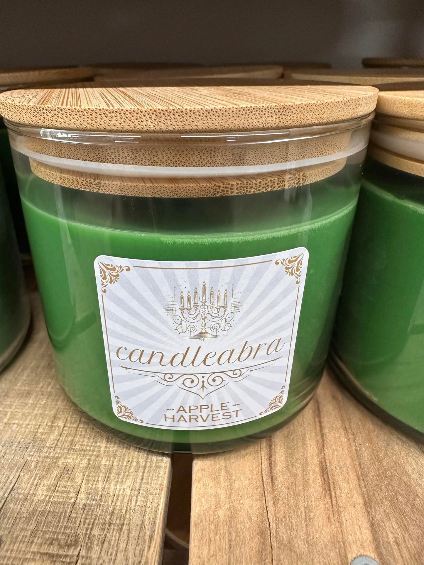 Candleabra Apple Harvest Candle
