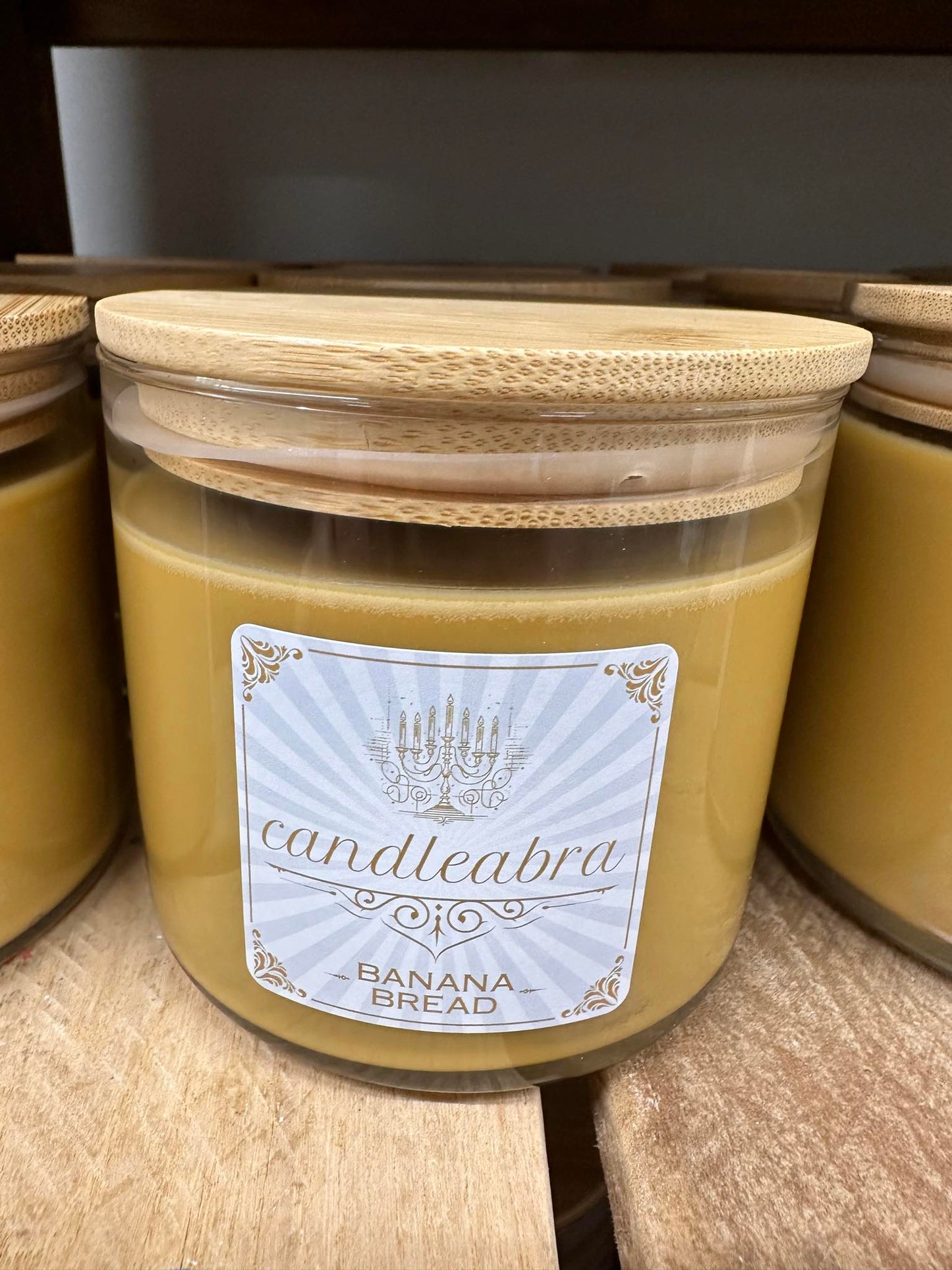 Candleabra Banana Bread Candle