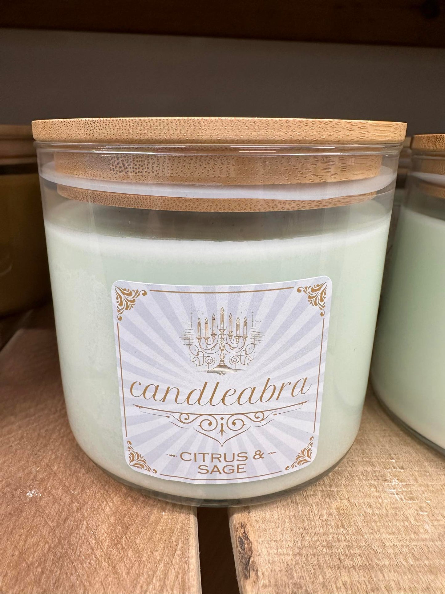 Candleabra Citrus and Sage Candle